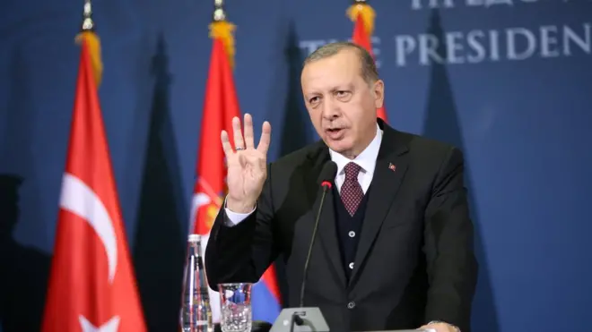 الرئيس التركي رجب طيب أردوغان