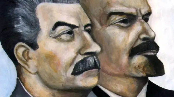 Stalin y Lenin