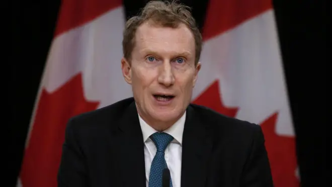 Canadian Immigration Minister Marc Miller dey do News Conference