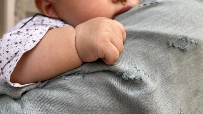 Aliya's three-month-old son is too young to know his life has been changed forever