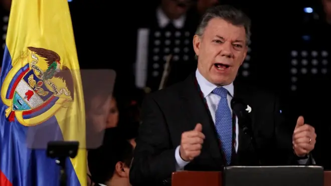 El presidente Santos defendió la legitimidad del Congreso para aprobar el acuerdo.