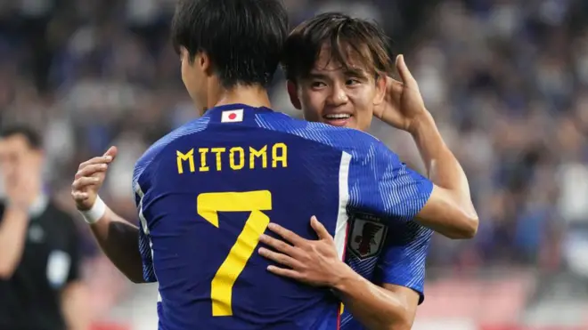 تاکفوزا کوبو و کائورو میتوما، دو هافبک هجومی ژاپنی، در سطح اول فوتبال اروپا برای رئال سوسیداد اسپانیا و برایتون انگلیس بازی می‌کنند