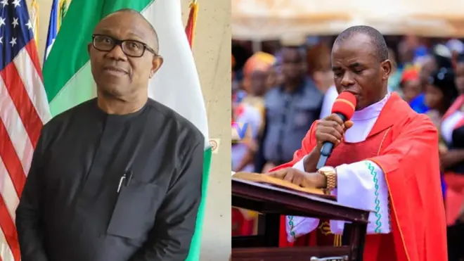 Peter Obi na Fr Mbaka