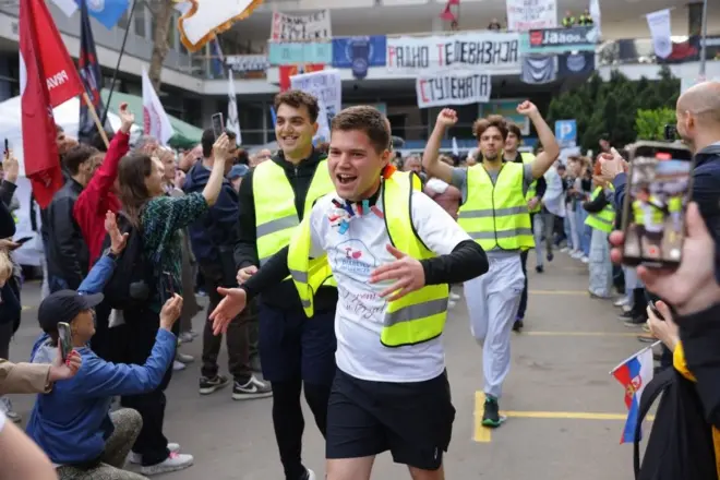 studenti maratonci, maraton do brisela, maraton studenata do Brisela, studenti trče do Brisela