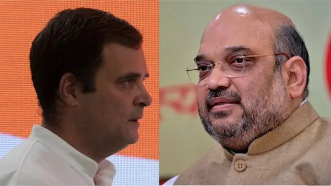 రాహుల్ గాంధీ, అమిత్ షా