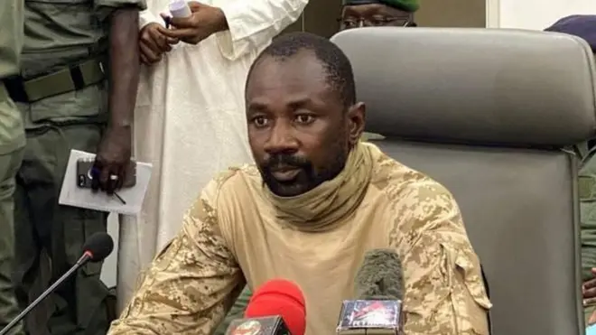 E no dey clear if Col Goïta, wey bin lead military takeover last August, wound