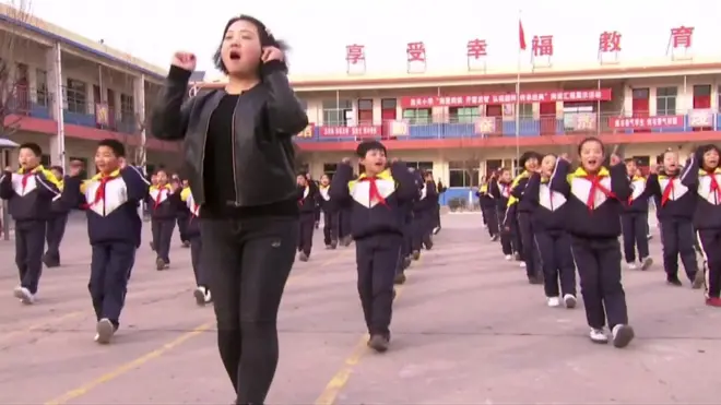 china school dance