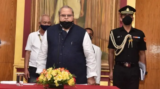 انڈیا کے زیر انتظام کشمیر کے سابق گورنر ستیہ پال ملک