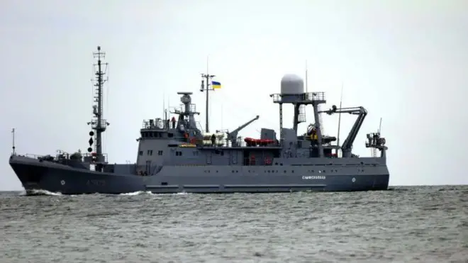 Український корабель "Сімферополь" в Одесі (фото 2021 року)