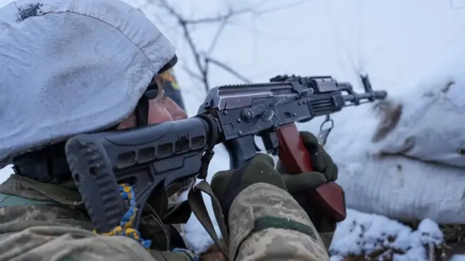 Украинский солдат