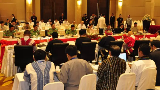 နိုင်ငံရေးဆွေးနွေးပွဲ ကျင်းပဖို့ JICM အစည်းအဝေးမှာလည်း တင်ပြခဲ့