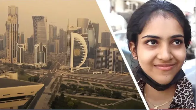 గల్ఫ్‌లో భారతీయ యువతి