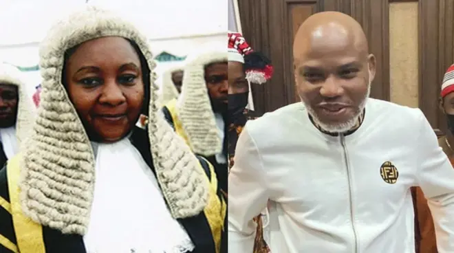 Nnamdi Kanu na Binta Nyako