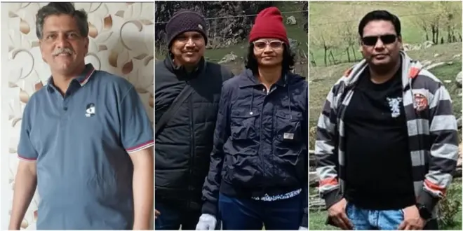 ठाणे जिल्ह्यातील डोंबिवली मधील तीन पर्यटकांचा मृत्यू झाला आहे. संजय लेले, अतुल मोने आणि हेमंत जोशी अशी मृतांची नावे आहेत.