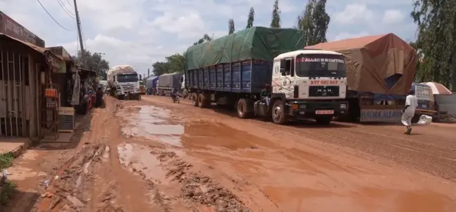Aworan ọna ilu Ogbomoso to ti bajẹ tan