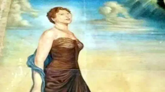 لوحة يعتقد أنها للفنان دالي