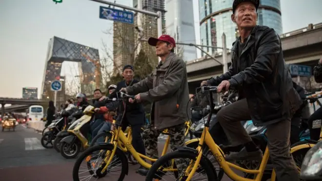 “小黄车”等共享单车在中国很多大城市已成为普通民众出行必备的工具。