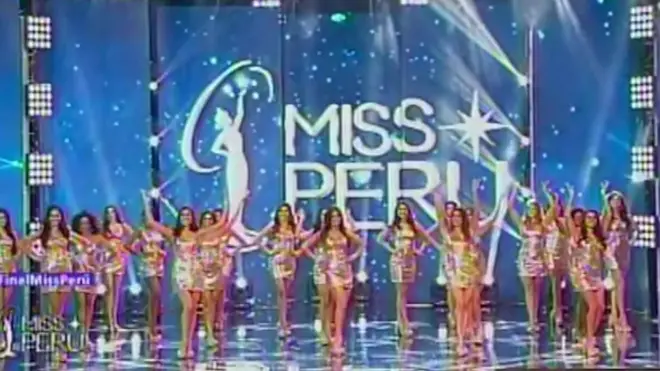 بدلا من إعطاء قياسات الورك والخصر والطول قامت ملكات الجمال هذا العام في بيرو بإعطاء إحصاءات عن العنف ضد المراءة في مناطقهم التي يمثلوها.