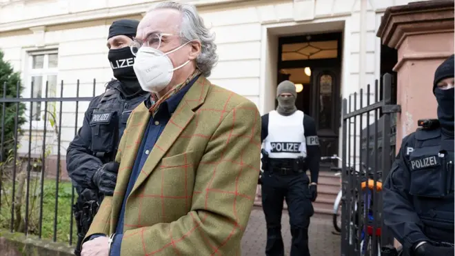 Among the 25 detained was a minor aristocrat called Heinrich XIII