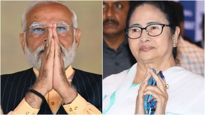 नरेंद्र मोदी और ममता बनर्जी