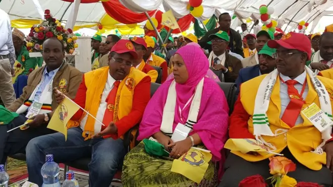 Kulanka xisbiga waxaa ka soo qeybgalay xubno ka socda xisbiga talada haya ee EPRDF