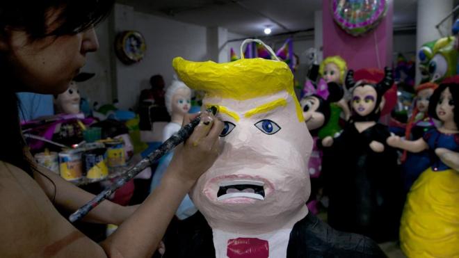Piñata de Donald Trump