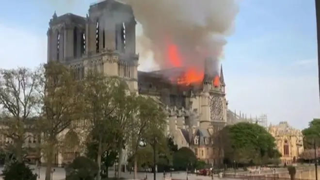 Notre Dame fire