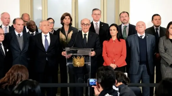 La declaración fue presentada por el canciller de Perú.