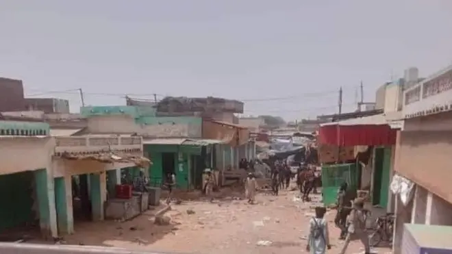 تعرضت المتاجر والسوق في مدينة الجنينه لأعمال نهب وسلب على مدار اليومين الماضيين