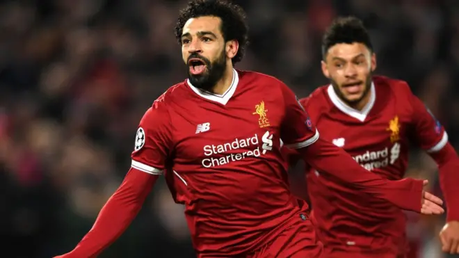 Salah don score eight goals for Champions League