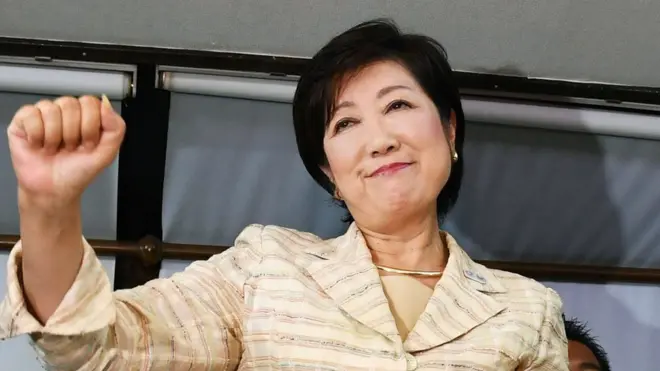 Yuriko Koike ganó la elección para la gobernaciónd e Tokio, uno de los cargos más importantes del país al que nunca había accedido una mujer.