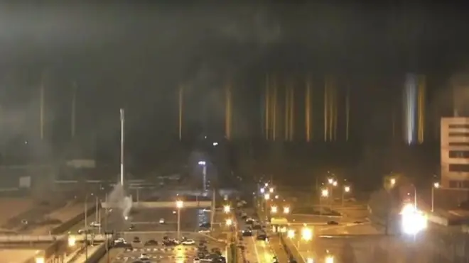 Santraldeki yangının kontrol altına alındığı açıklandı.