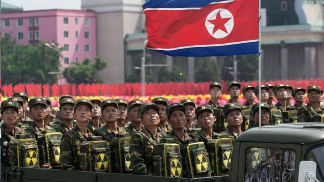 2019년 북한의 열병식(자료사진)