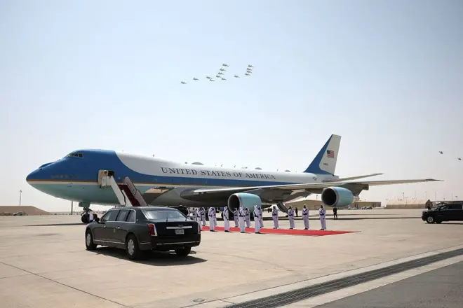 air force one in Qatar