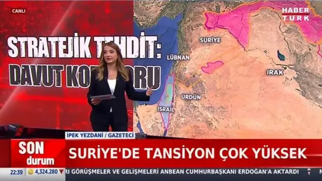 ترکی کا کہنا ہے کہ اسرائیل شام میں جو بھی کر رہا ہے وہ اسے تقسیم کرنے کے لیے کر رہا ہے