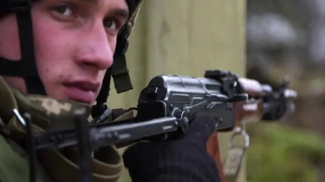 Украинский солдат