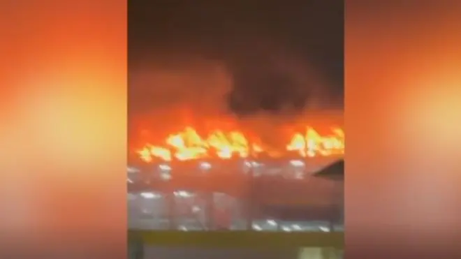 Aworan isẹlẹ ijamba ina