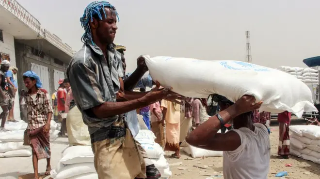 De nombreux yéménites dépendent de l'aide humanitaire