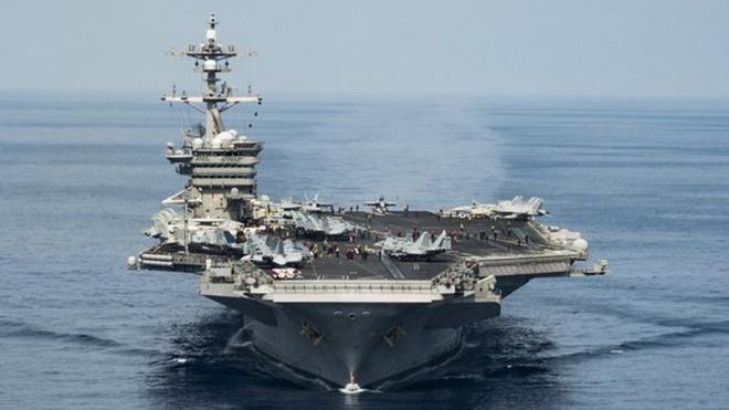 USS Carl Vinson in the South China Sea