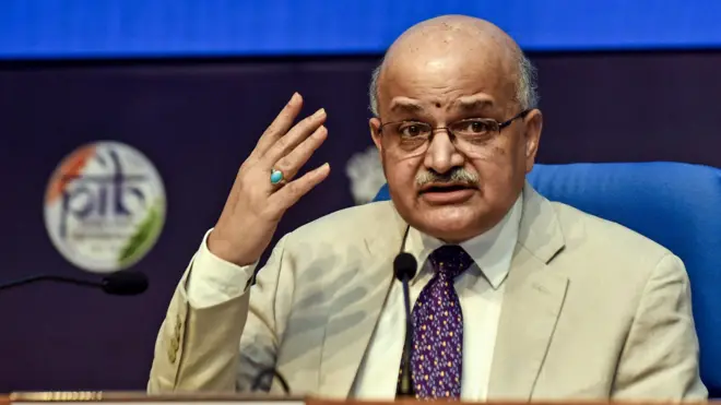 नीति आयोग के सीईओ बीवीआर सुब्रह्मण्यम