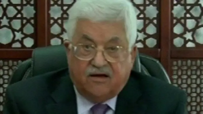 الرئيس الفلسطيني محمود عباس ينتقد قرار الرئيس الأمريكي دونالد ترامب باعلان القدس عاصمة لإسرائيل