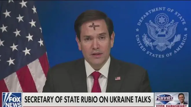 Держсекретар США Марко Рубіо в ефірі Fox News