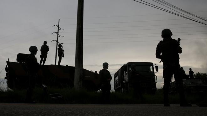 Militares participam de operação em São Gonçalo, região metropolitana do Rio