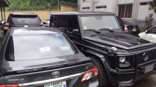 Some of di big moto wey EFCC seize