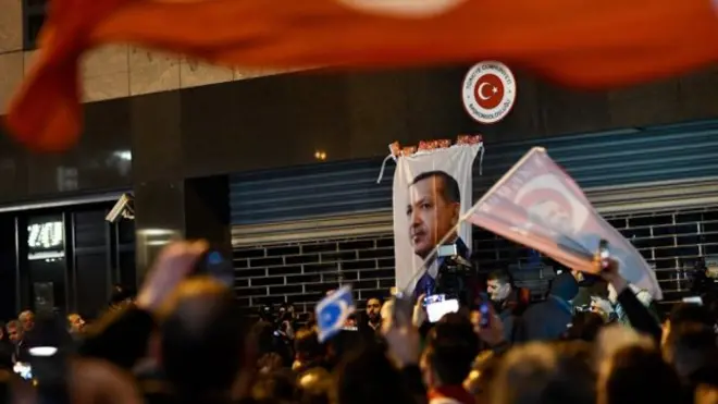 Erdoğan Hollanda protesto