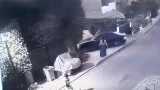 كاميرا مراقبة لحادثة الدهس