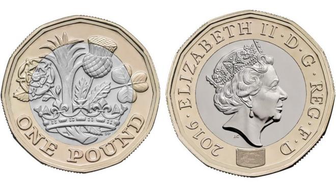 新版一英镑硬币