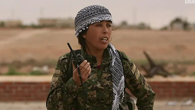 روجدا فلات قائدة حملة غضب الفرات