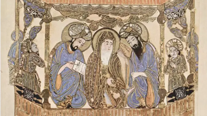 Abbasilər xilafətinin çiçəklənən şəhəri Bəsrədə müsəlman filosofların gizli cəmiyyəti olan "İxvan əl-Səfa" (Saf Qardaşlıq)