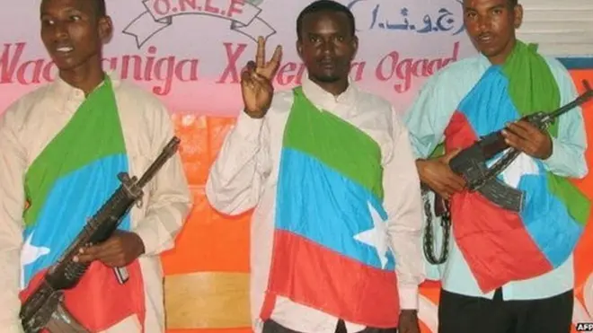 Sawir ay ku wada jiraan xubno ka tirsan ONLF